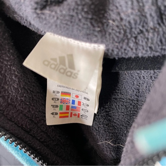 Vintage y2k Adidas hooded insulated full zip jacket size XL men’s - Picture 3 of 7